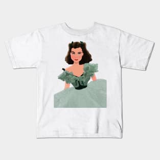 Scarlett O'Hara - Gone with the Wind Fanart Kids T-Shirt